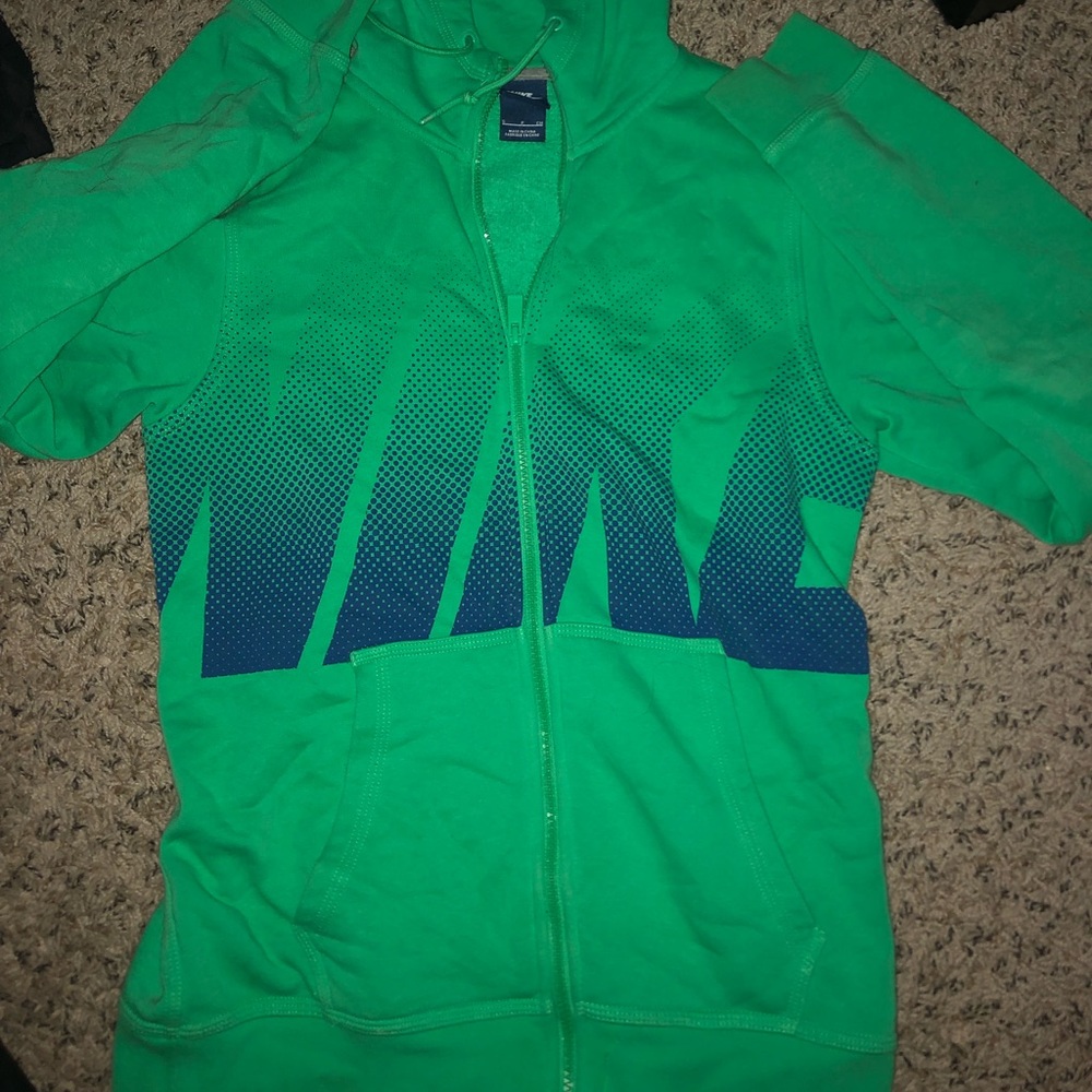 Nike green/blue jacket